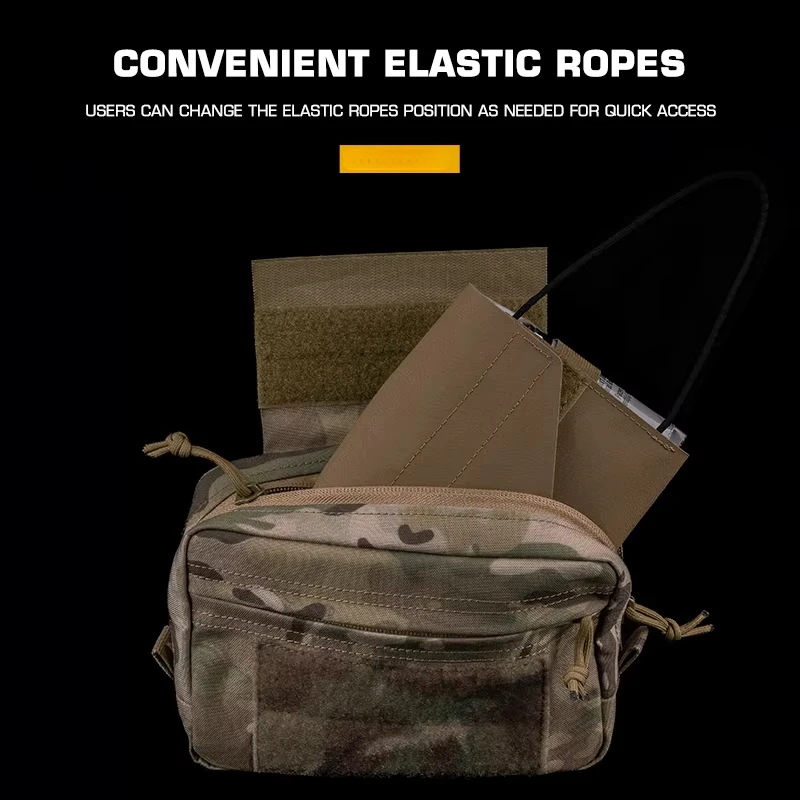 Bolsa de inserción médica portátil táctica, botiquín de primeros auxilios, organizador de bolsillo, bolsa para traumatismos, Panel EDC, desmontaje y recuperación rápidos - imagen 5