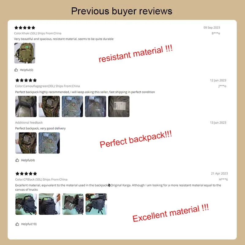 Mochila militar de viaje para exteriores para hombres, equipo táctico deportivo, suministros de senderismo, Trekking, escalada, bolsa de viaje - imagen 4