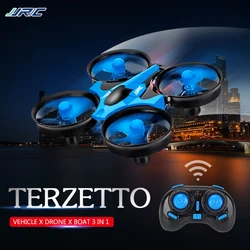 JJRC H36F Mini dron acuático terrestre y aéreo para niños