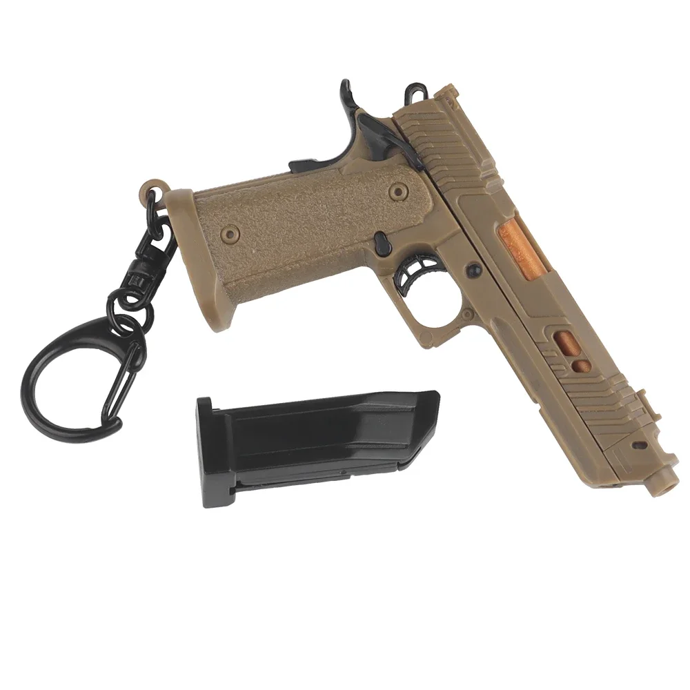TTI G34 llavero Fidget juguete Mini pistola de plástico forma llavero táctico modelo realista pistola juguete regalo decoración Juguetes