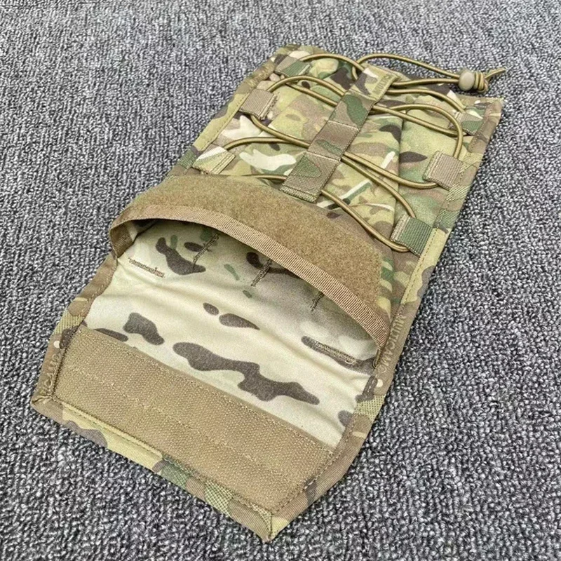 Bolsa de hidratación táctica Airsoft, portador de placa de utilidad, mochila Multicam MOLLE, artículos diversos, bolsa de agua para reciclaje, equipo - imagen 4