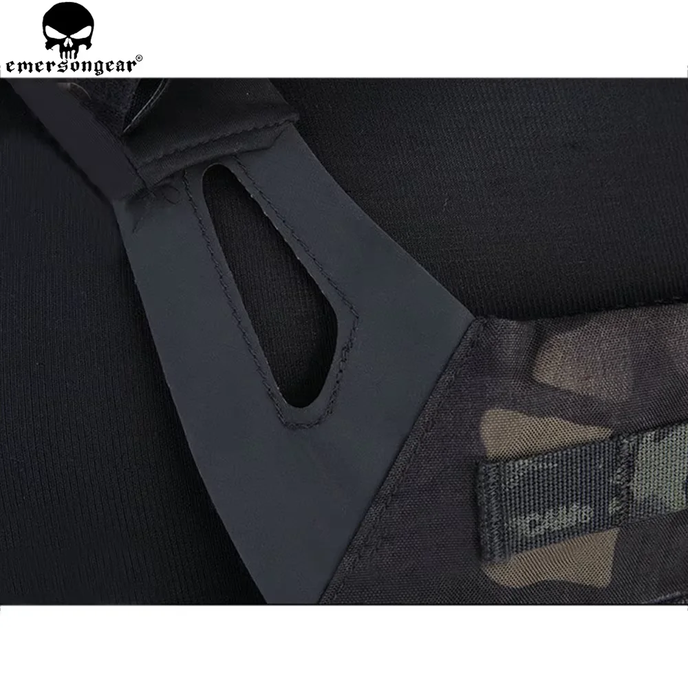 EMERSONGEAR JPC chaleco ligero MOLLE portador de placa especial caza chaleco fácil para Paintball Airsoft 500D Multi-camo negro - imagen 5