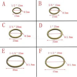 Anillos O metálicos para correas tácticas
