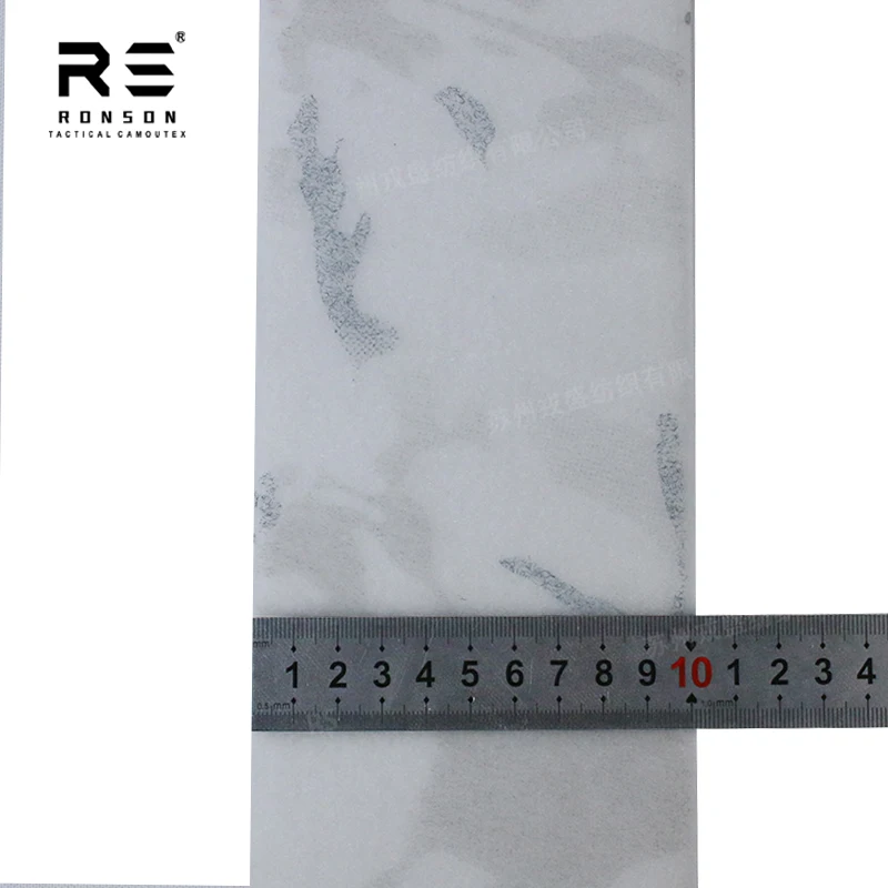 Correas de camuflaje para nieve de 2,5 CM, chaleco táctico Molle con estampado Cp blanco, correas para los hombros, cinta adhesiva de gancho y bucle de 10cm - imagen 5