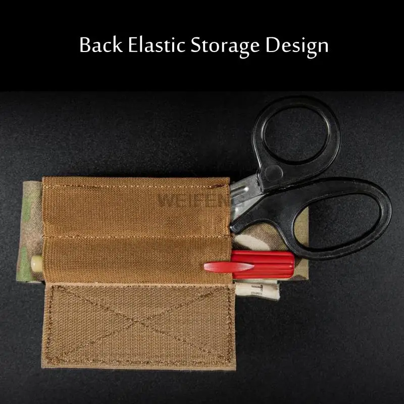 Soporte de almacenamiento de torniquete táctico, chaleco militar, bolsa de caída, Kit de primeros auxilios médico militar, bolsa IFAK, bolsa Molle de supervivencia y caza - imagen 5