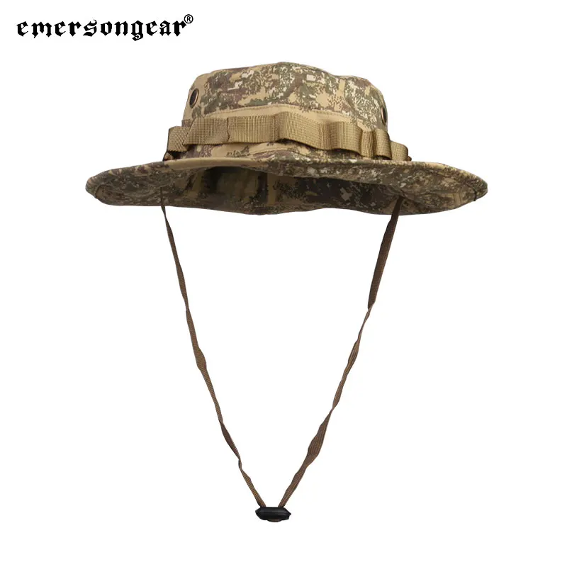 Emersongear-Sombrero Boonie táctico, gorro con protección solar, para exteriores, senderismo, Airsoft, Deportes de caza, senderismo, viajes, combate SS BL - imagen 2