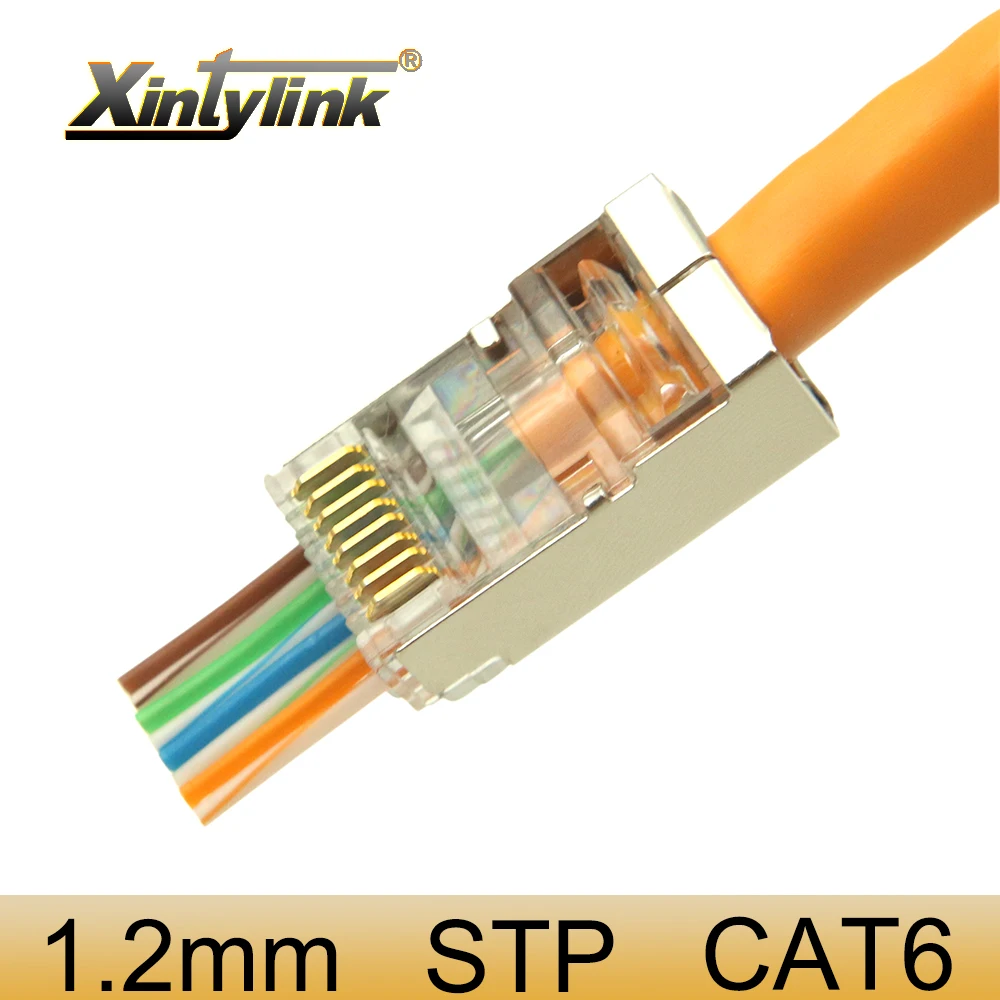 Conector RJ45 Cat6a blindado 8P8C STP FTP/SFTP para red modular - imagen 3