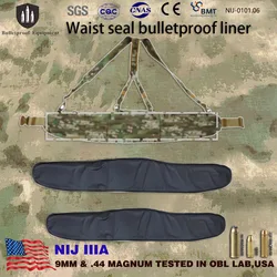 Estados Unidos BulletProof NIJ IIIA 3A.44mag PE armadura balística suave insertos Panel táctico para chaleco cintura sello revestimiento a prueba de balas tamaño L