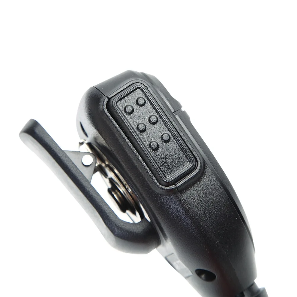 ABBREE AR-770 Walkie Talkie micrófono de hombro K enchufe altavoz micrófono de mano para Baofeng UV-32 UV-5R Mini UV-21 Radioaficionado bidireccional - imagen 4