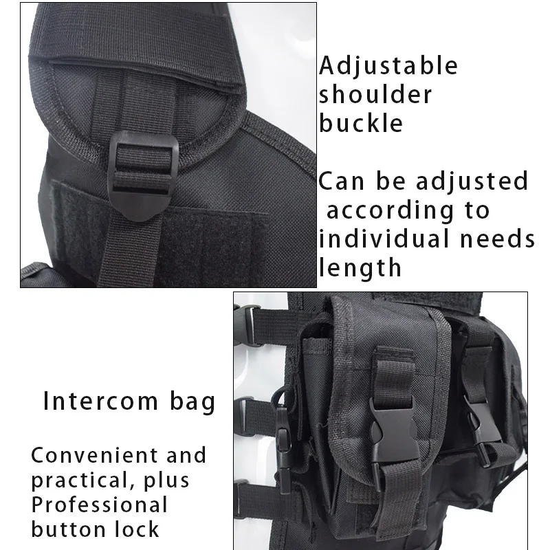 Chaleco de combate del ejército para hombre, equipo de protección para caza al aire libre, ropa protectora de balas de colores, accesorios de caza - imagen 5