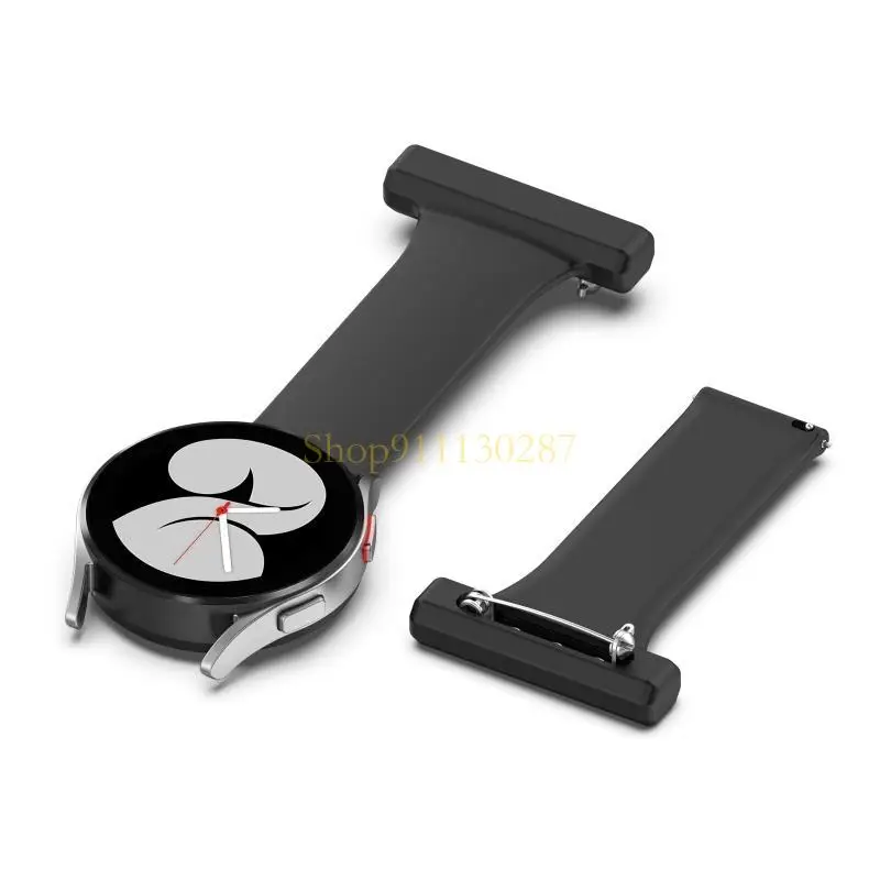 J1HC Silica Broch Strap 20 mm para Venu 2 más Vivoactive 3 Música para Doctor Nurse Watchband Bracel