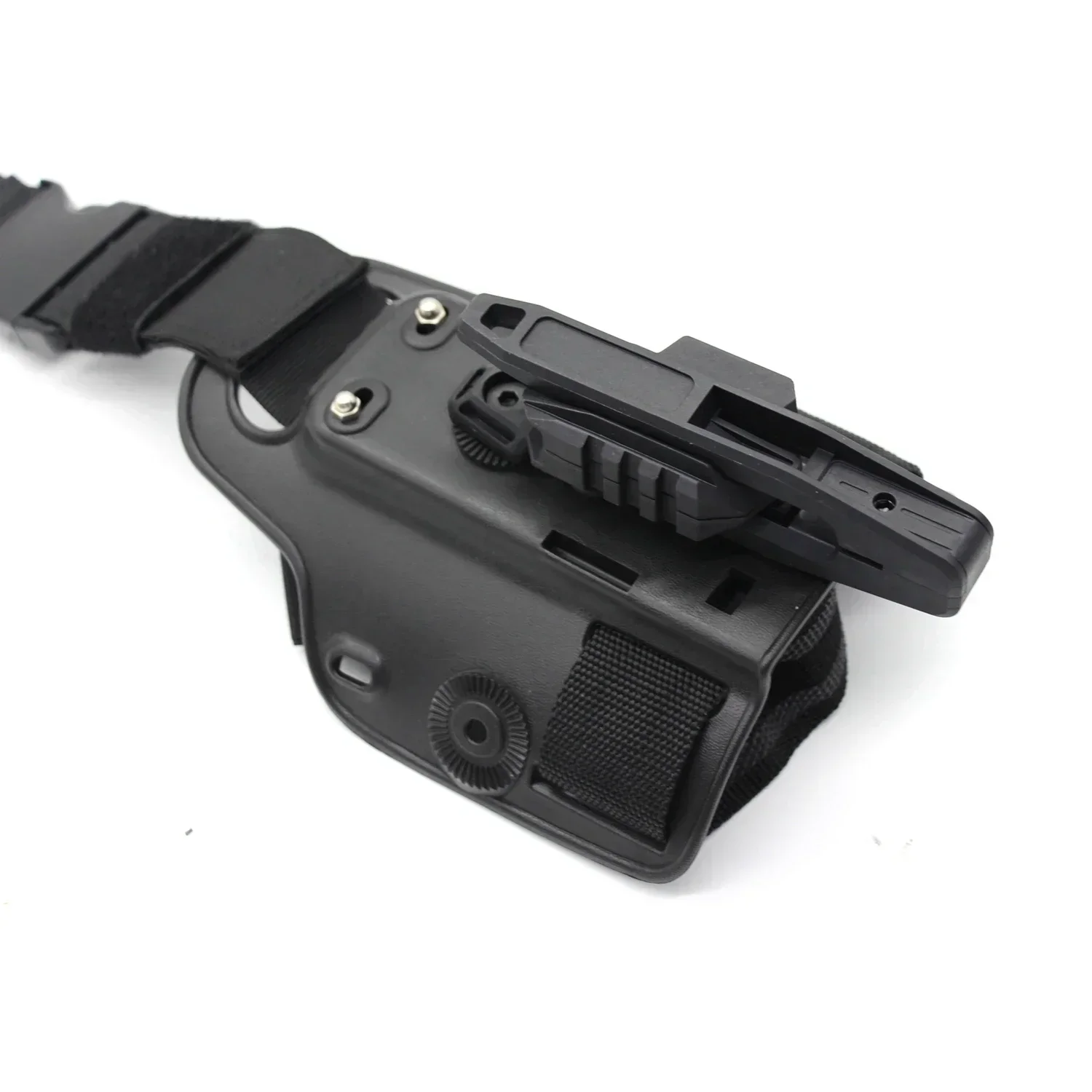 Funda para pistola de 9mm, funda táctica para pistola Lef, funda para caza, cintura, muslo, Pisolt, con soporte para pistola de riel para GL 9mm SW40 357 - imagen 3