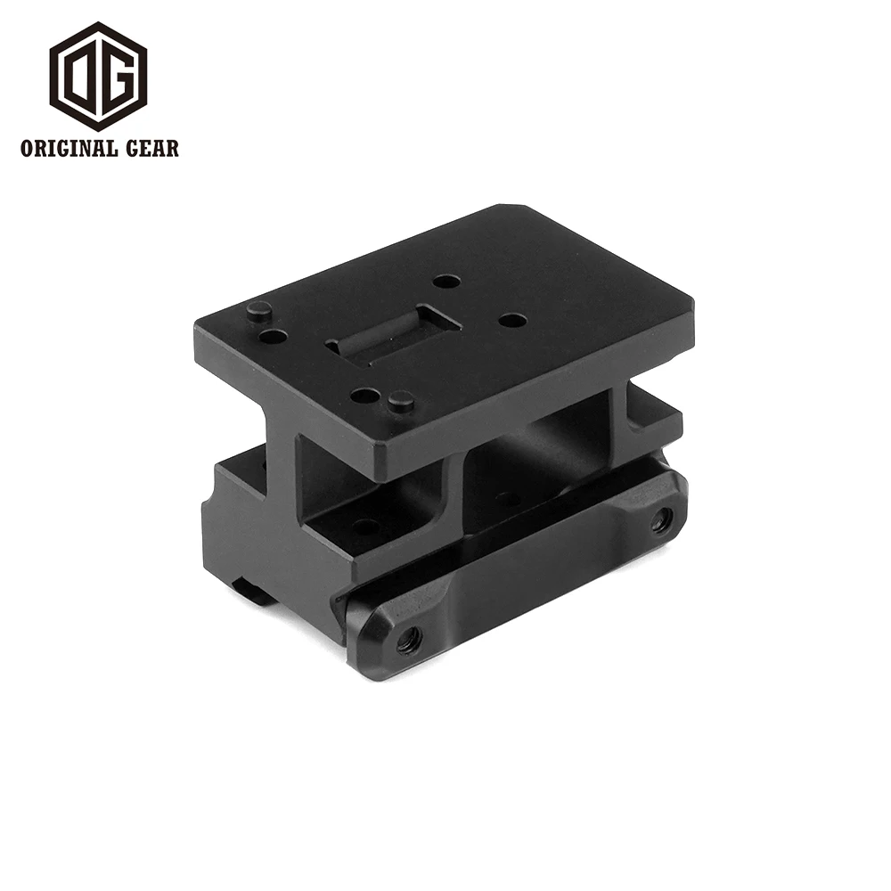 Línea central óptica táctica AEMS FAST Mount de 2,26 pulgadas para caza Airsoft hecha de aluminio CNC 6061-T6 - imagen 3