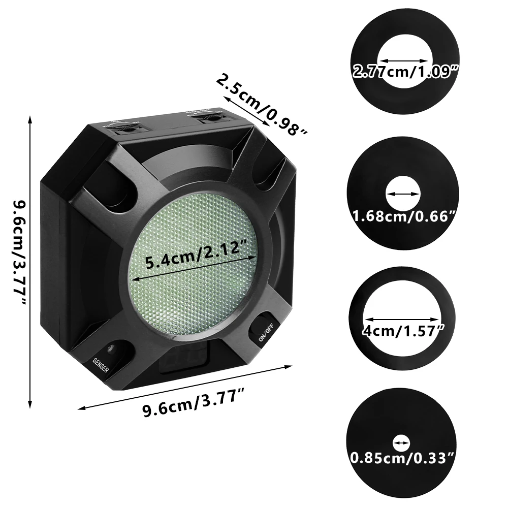 Objetivo con detección infrarroja, objetivo de puntuación de entrenamiento de disparo de fuego seco con láser, objetivo de pistola eléctrica con efecto de sonido, juguete de práctica - imagen 3