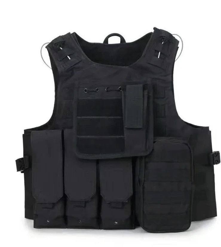 Chaleco táctico impermeable de camuflaje, mochila de entrenamiento militar Cs, combinación de ejercicio de combate, bolsas - imagen 3