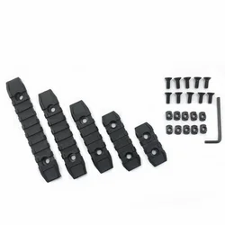 Guardamanos Picatinny polímero 7 ranuras M-Lok/Keymod airsoft caza