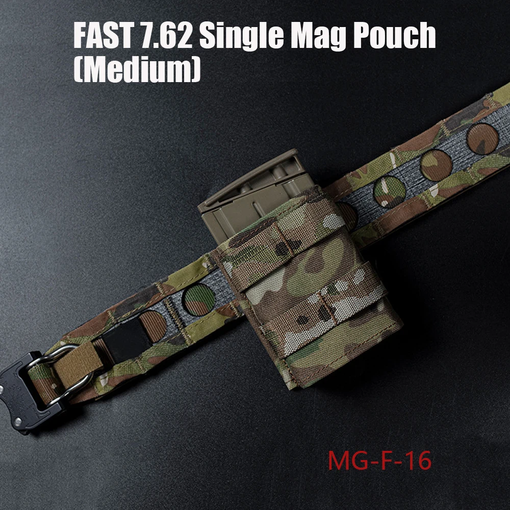 Bolsa táctica individual Mag 7,62 M4 AR15 sistema Molle bolsas de camuflaje Mag Airsoft chaleco de caza cinturón accesorios de Paintball - imagen 3