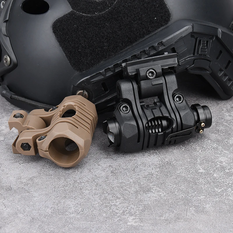 Luz táctica militar para casco rápido, linterna táctica WADSN, lámpara estroboscópica AIrsoft para casco de momento constante con luz blanca de explorador - imagen 5