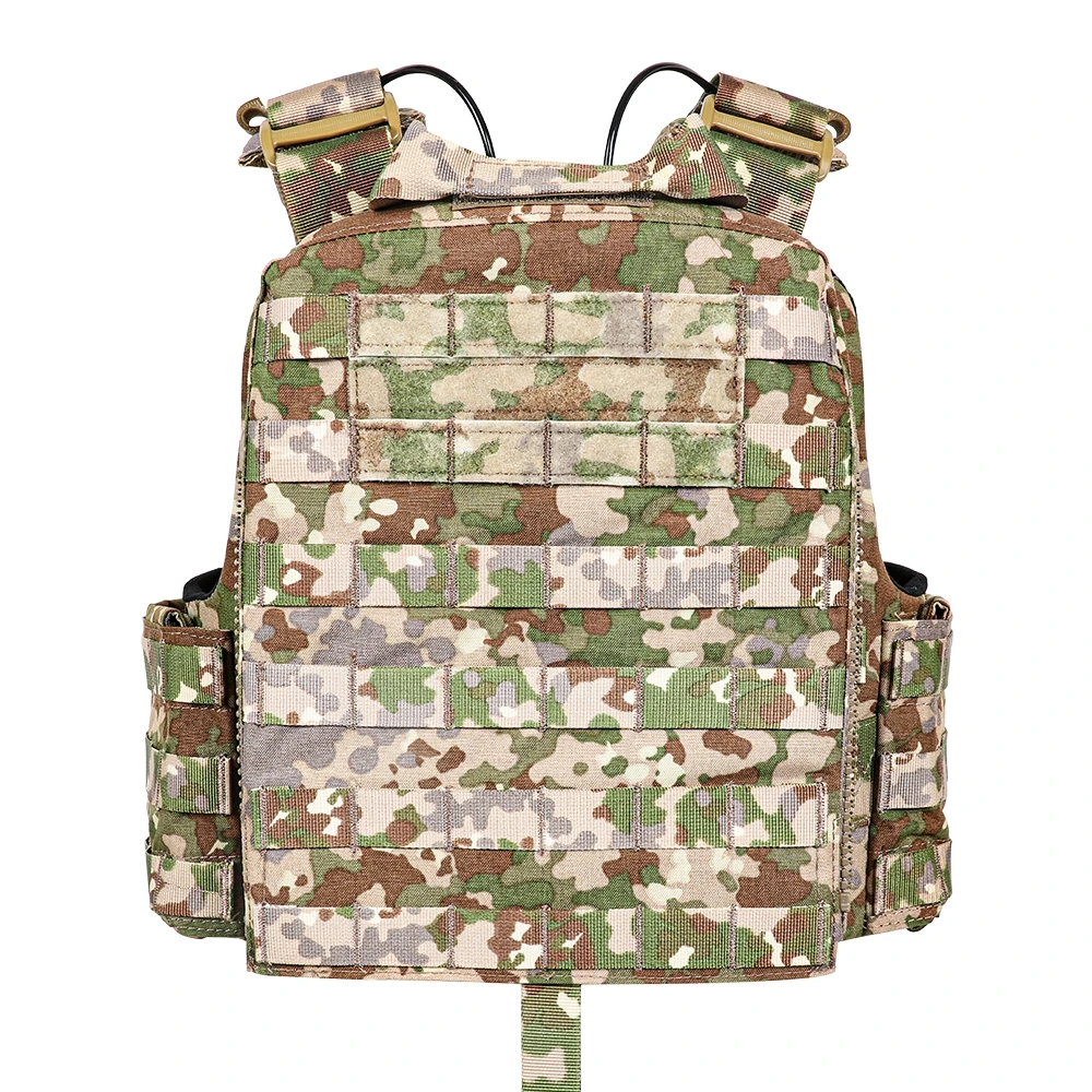 Chaleco de entrenamiento de caza de camuflaje Flecktarn todo terreno estilo CPC táctico al aire libre - imagen 4