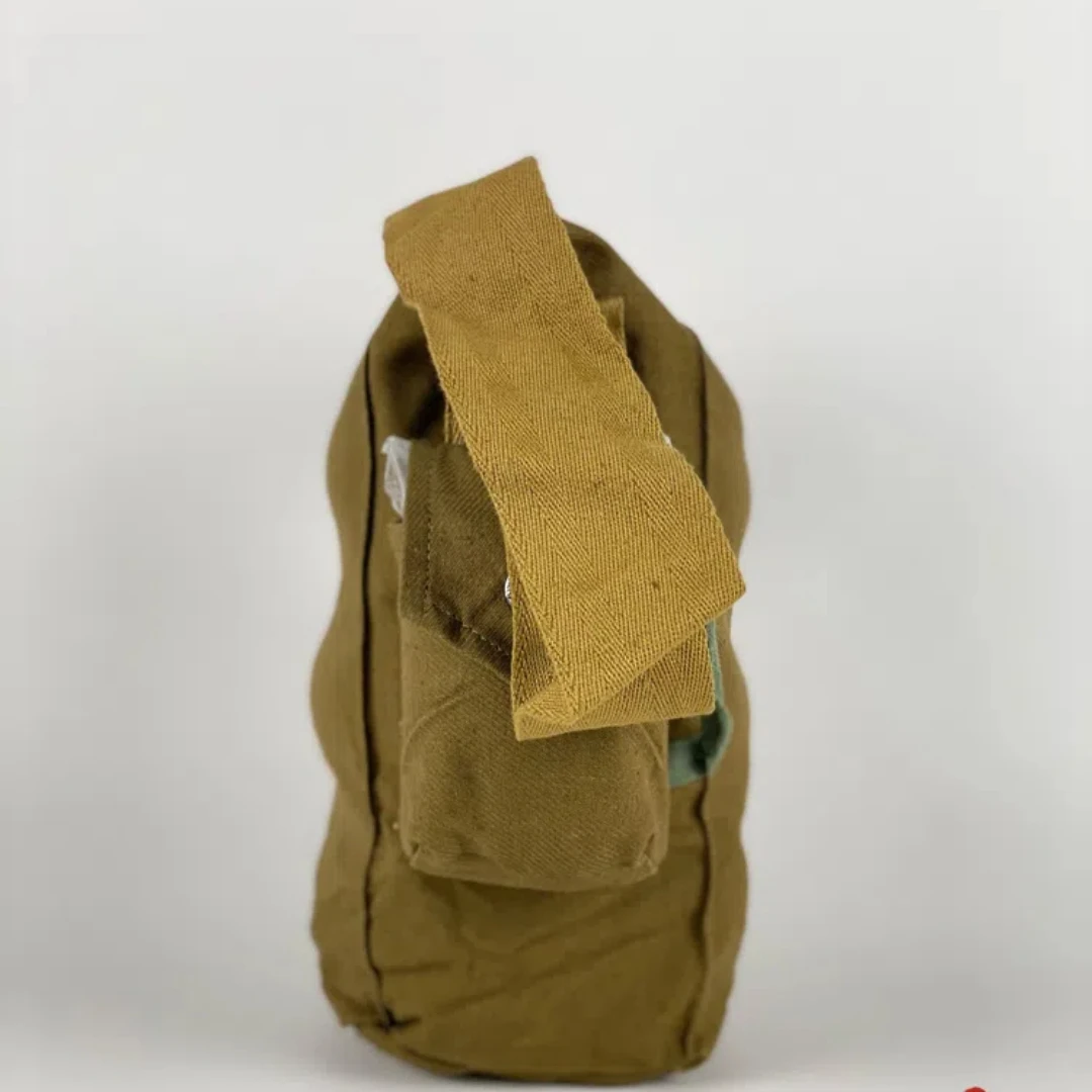 Bolsa de máscara de gas para ventilador soviético, bolso de hombro de lona, Original público ruso - imagen 2