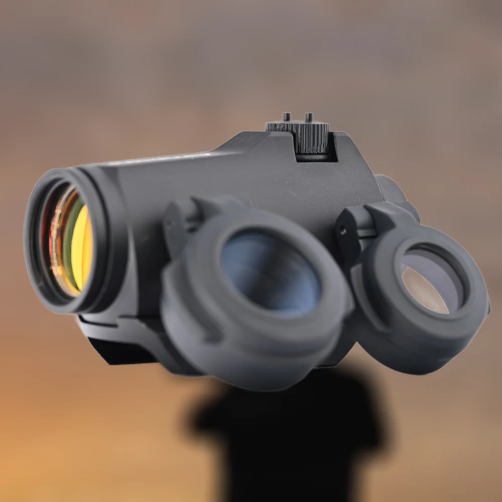 AOT2 Red Dot Sight Collimator - 20mm Mount Base, 2 MOA, Transparent Lens Cover for Precision - imagen 3