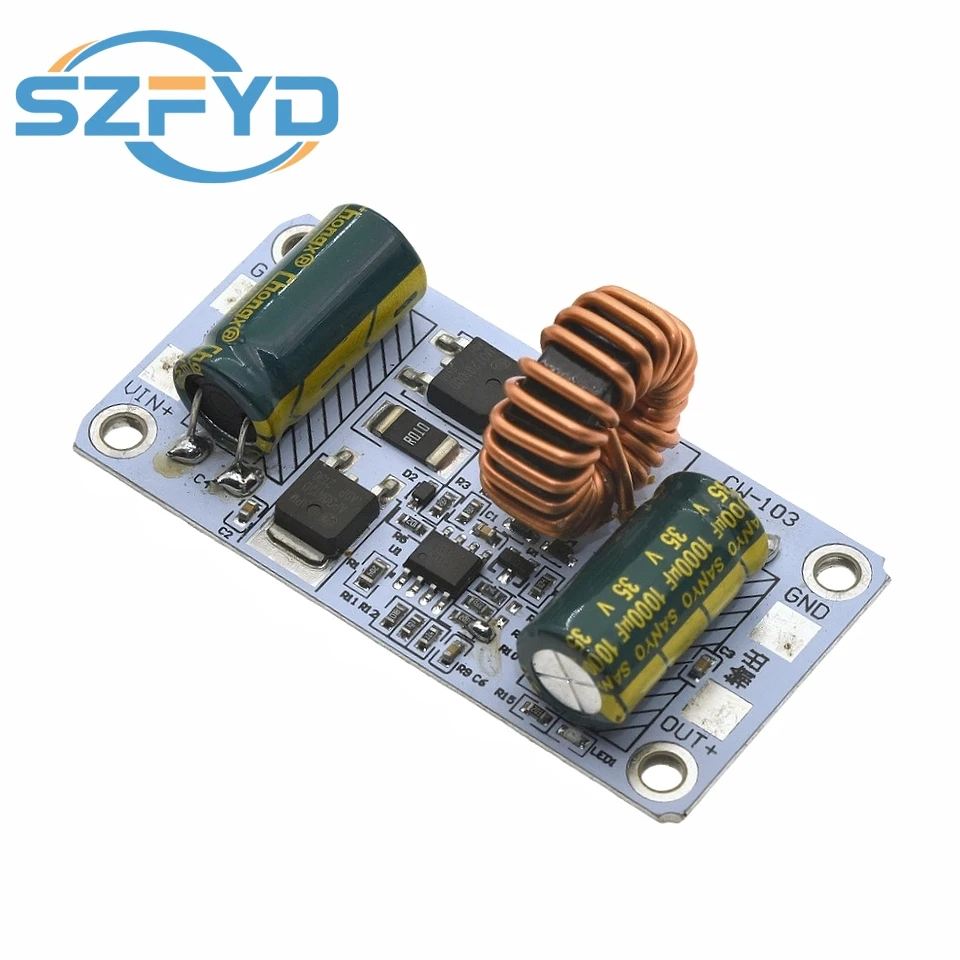 Convertidor Buck de 100W-300W, módulo reductor de DC-DC, 10-90V a 5V/12V/24V, 5A, fuente de alimentación de alta corriente para coche, LED Solar DIY - imagen 3