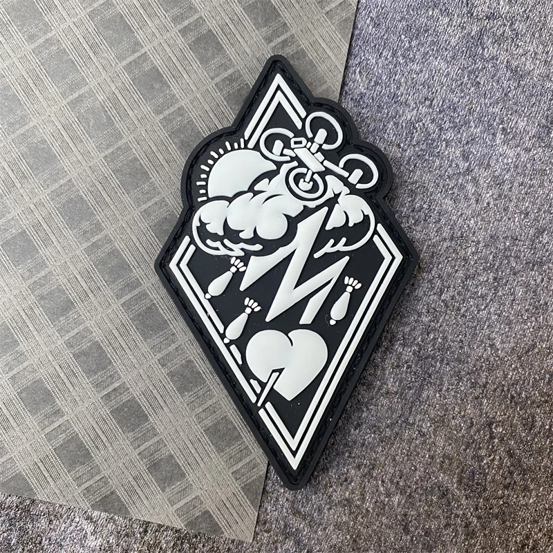 Insignia de moral de tormenta de UAV ruso, pegatinas de tela de PVC, brazalete militar táctico, gancho y bucle, pegatinas para sombrero y mochila al aire libre - imagen 4