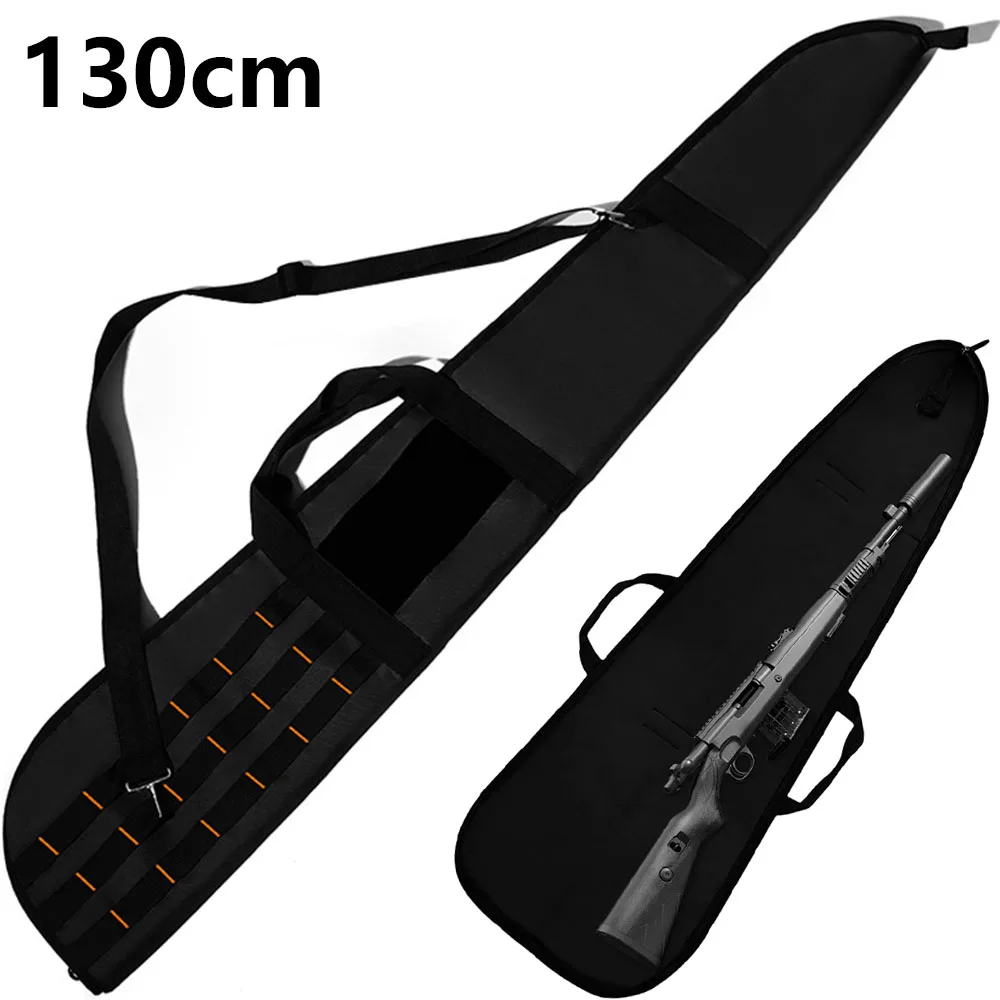 Funda suave para pistola para Rifle, 130cm, Molle, mochila con eslinga para escopeta, funda para Rifle de caza, estuche de transporte de armas largas, bolsa Airsoft - imagen 2