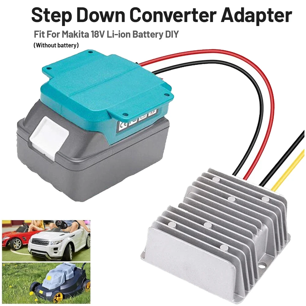 Convertidor reductor de voltaje CC Makita Li-Ion para adaptador