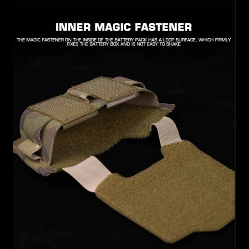 Bolsa de accesorios de contrapeso de almacenamiento de batería para casco de caza serie K, se puede combinar y combinar - imagen 2