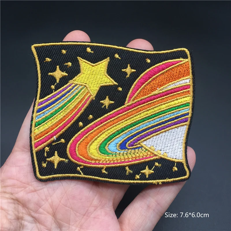 Parches bordados divertidos para ropa, pegatinas de dibujos animados para chaqueta, transferencia de hierro para ropa, parches de ropa de Anime - imagen 4