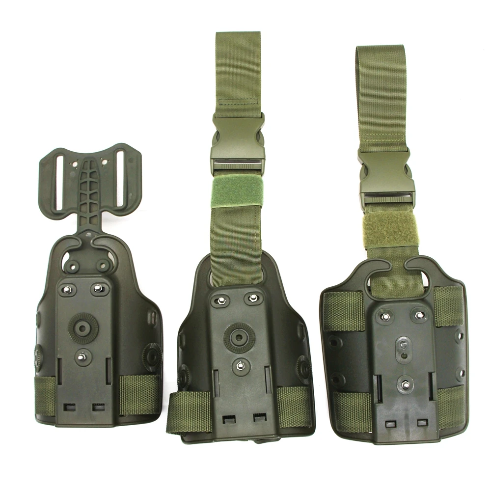 Adaptador de plataforma de funda táctica para pierna, funda Universal para muslo, paleta para equipo de caza G17 19 M9 P226 - imagen 4