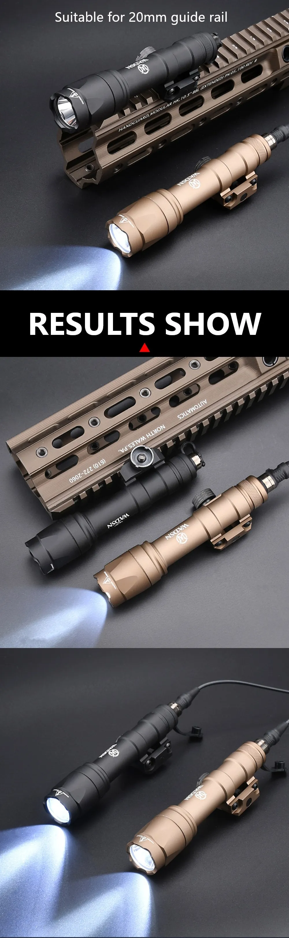 linternas y baterías