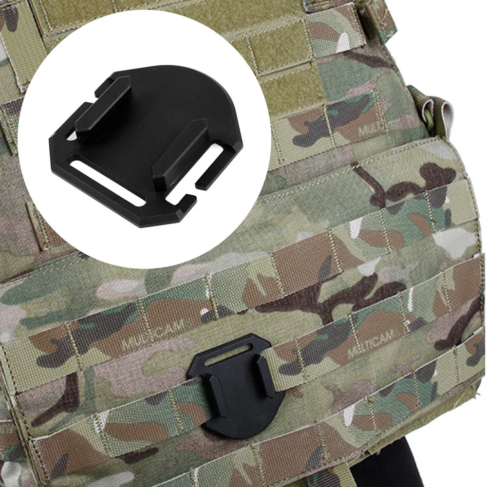 Adaptador de Base de conexión de chaleco táctico VULPO, montaje Molle para GoPro Hero11 10 9 8 7 6 5 Series, accesorios para Cámara de Acción - imagen 5