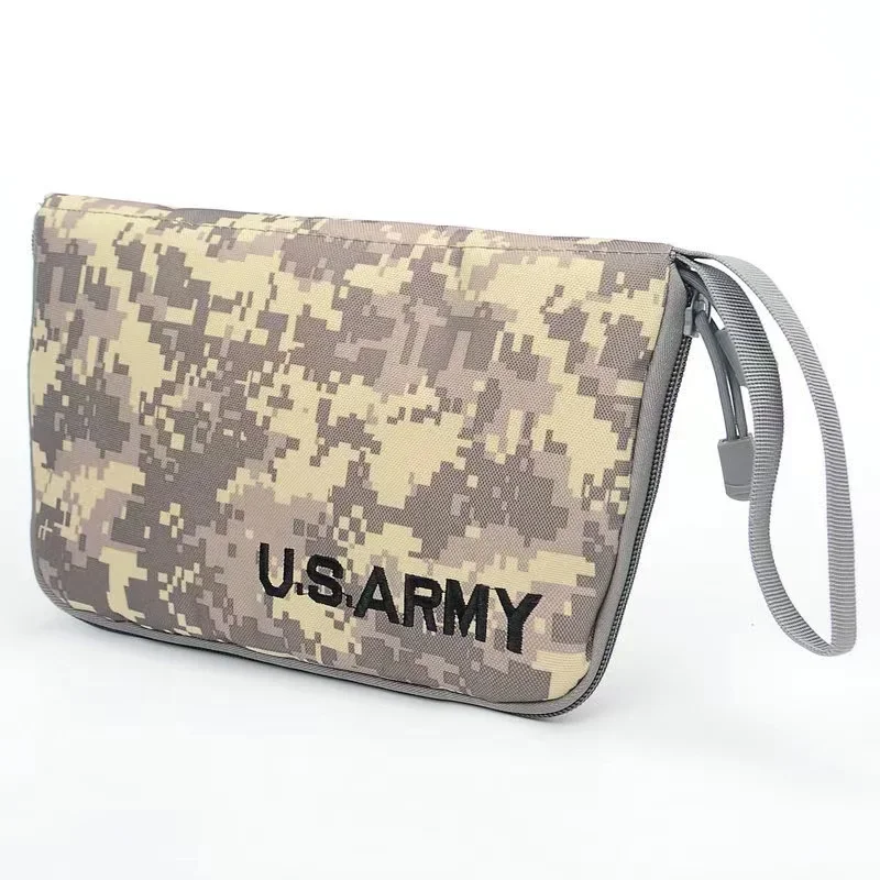 Funda táctica para pistola con cremallera de bloqueo, funda grande para pistola, resistente, ligera, accesorio de tiro portátil - imagen 4