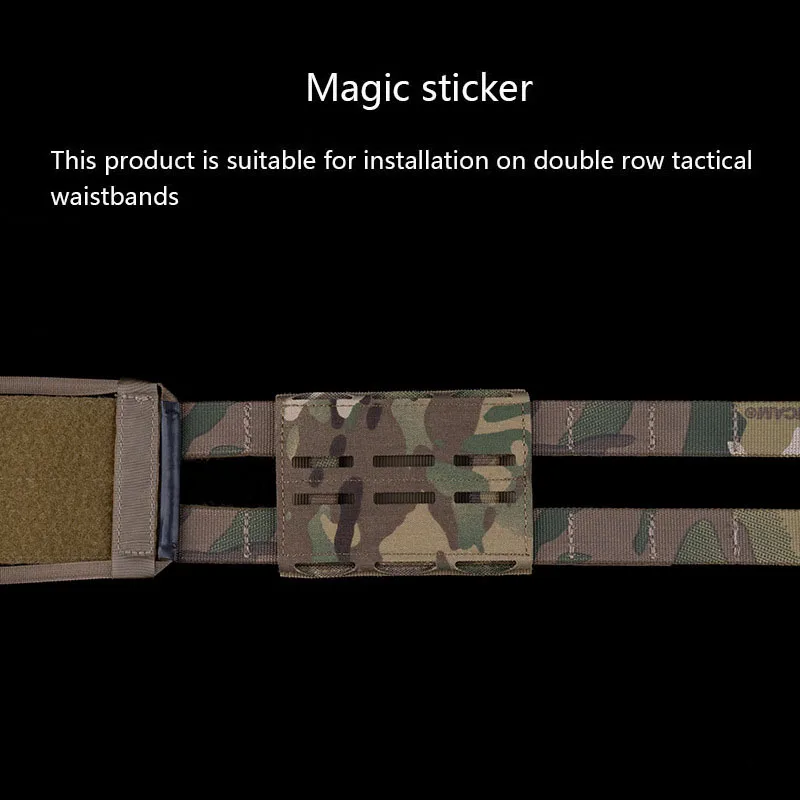 Panel de faja de tres filas, montaje del sistema MOLLE, ajuste de posición de altura, fácil de usar - imagen 5