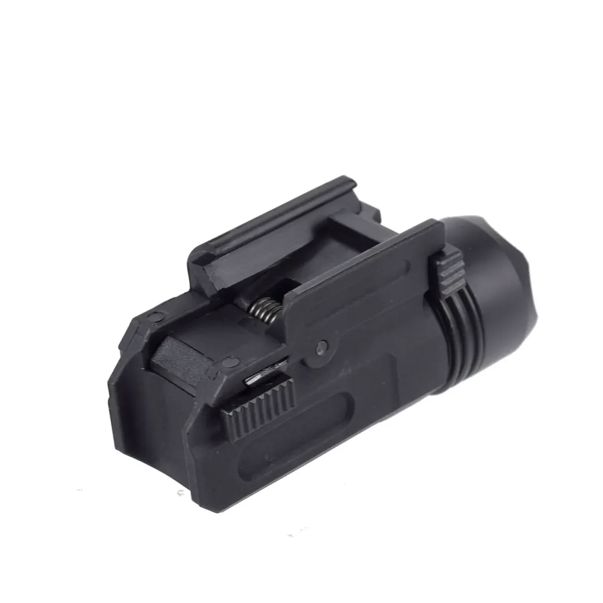 Luz de explorador táctica-Mini linterna LED QD riel de 20mm para Glock 17 18C antorcha de pistola constante de caza - imagen 4
