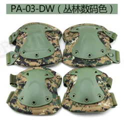 Nuevo equipo de entrenamiento de campo táctico, juego de paintball para deportes al aire libre, rodilleras, coderas