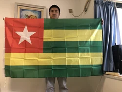 Bandera Togo polyester resistente exterior e interior
