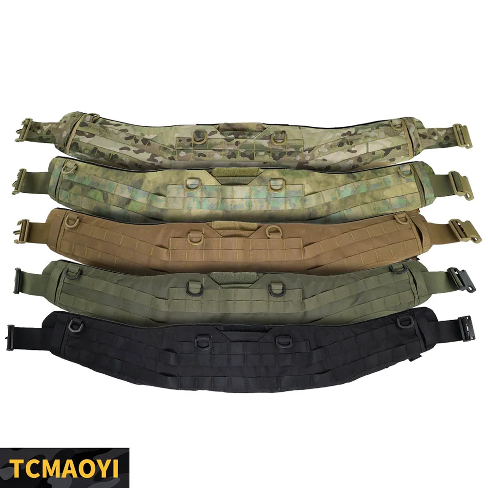 Cubierta de sellado de cintura Molle táctica de nailon, cinturón protector AVS multifuncional para exteriores, cinturón de extensión