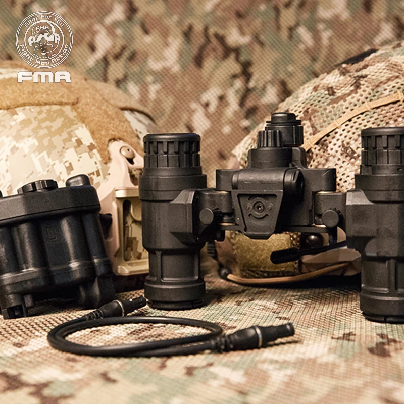 FMA-Casco táctico con visión nocturna, accesorio deportivo para caza, modelo NVG AN-PVS31, con luz luminosa - imagen 5
