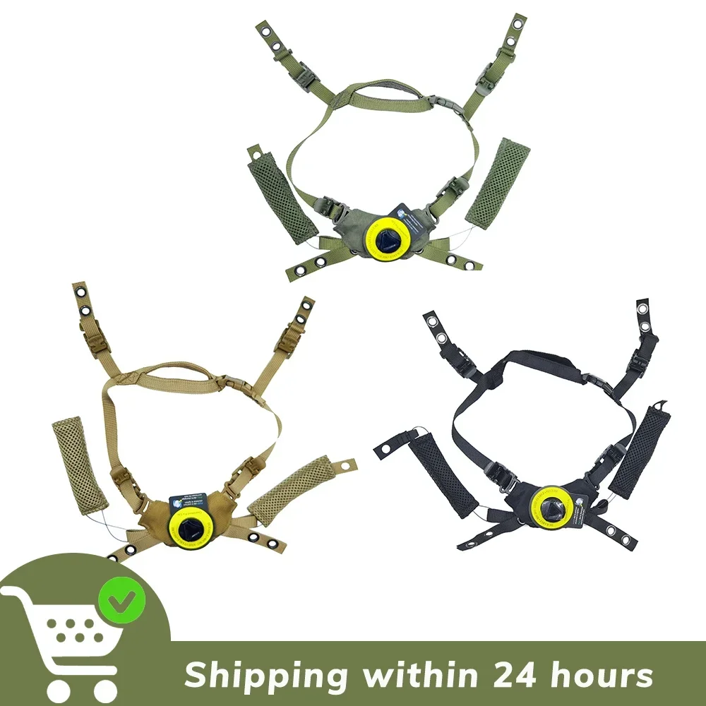 Wendy-sistema de suspensión para casco, juego de almohadillas de espuma viscoelástica, cordón ajustable, accesorio para casco Airsoft de caza al aire libre FAST MICH
