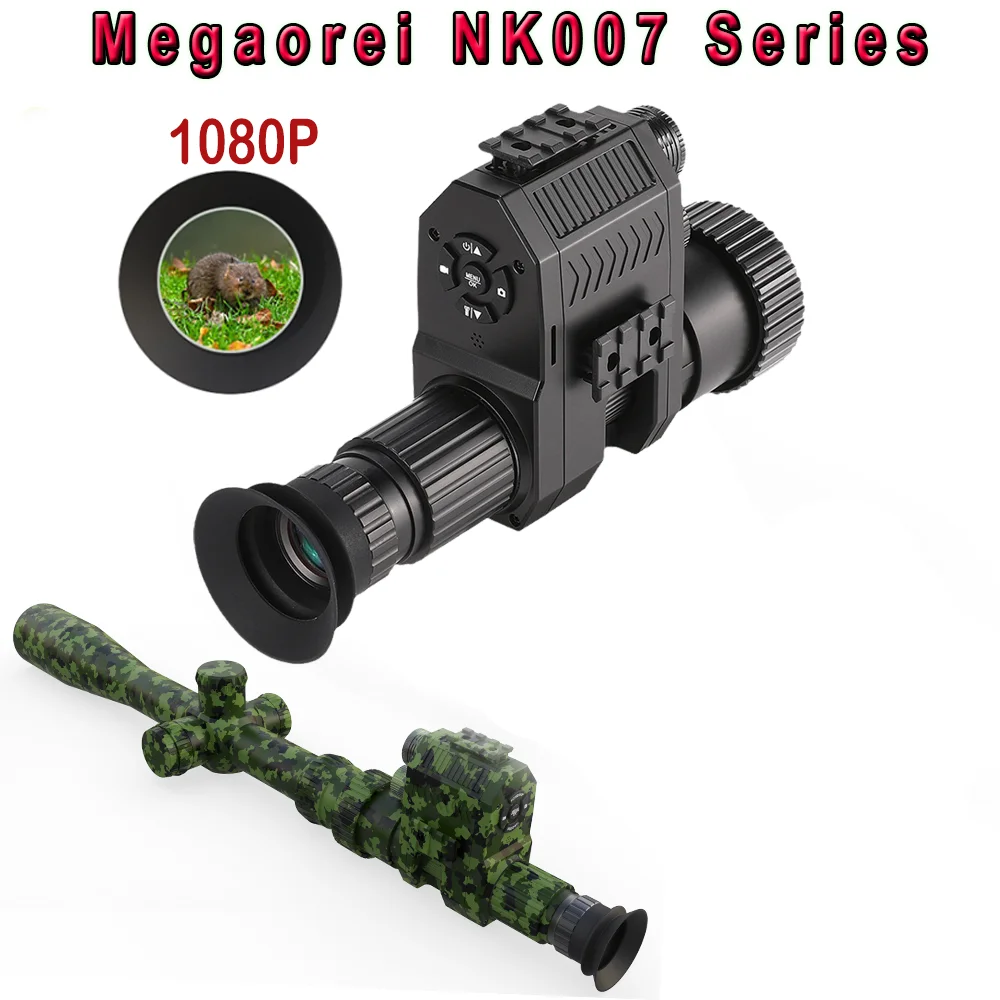 Megaorei NK007plus monocular visión nocturna 1080P zoom 4x - imagen 5