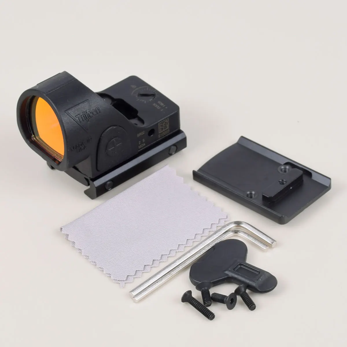 Pistola táctica de nailon para Glock G17 G19, mira de punto rojo SRO, Mini alcance, 9mm, 20mm - imagen 2