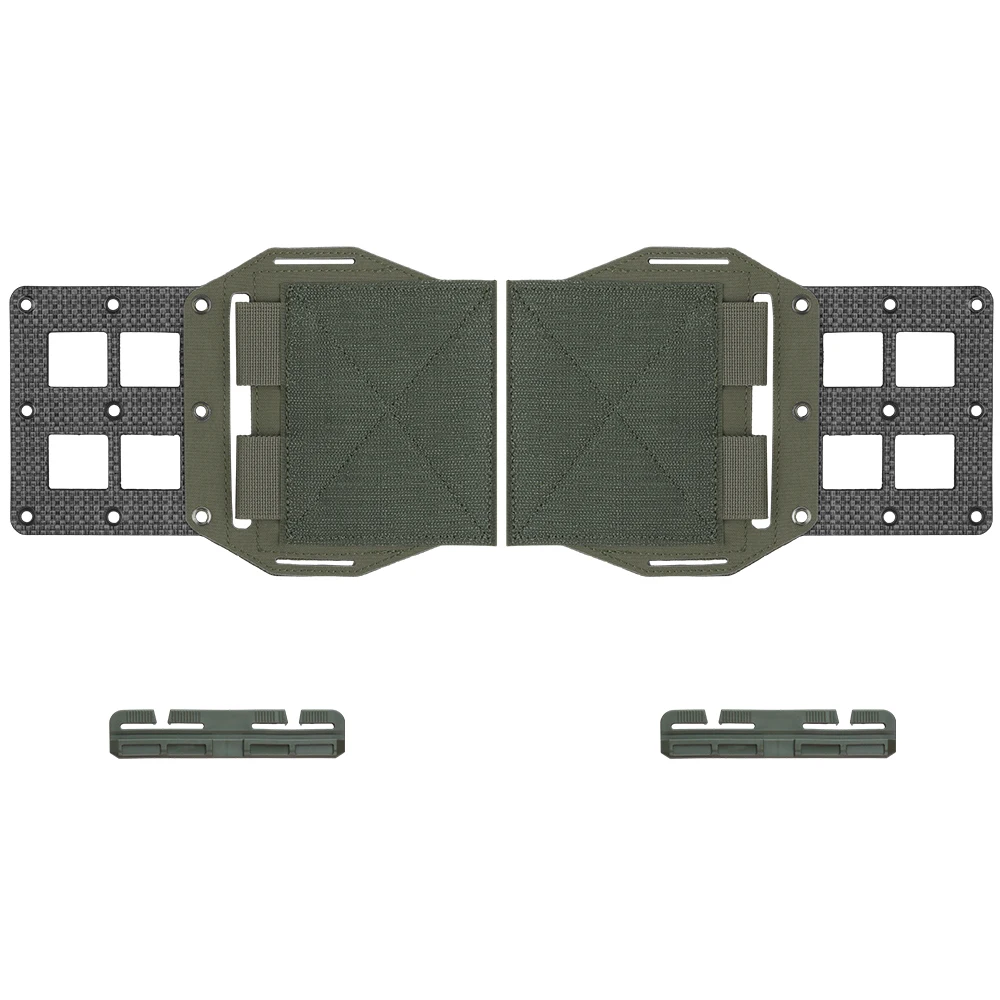 MOLLE Ala extendida (2 piezas) Chaleco de caza Accesorio de pared lateral Accesorio de hebilla de liberación rápida - imagen 3