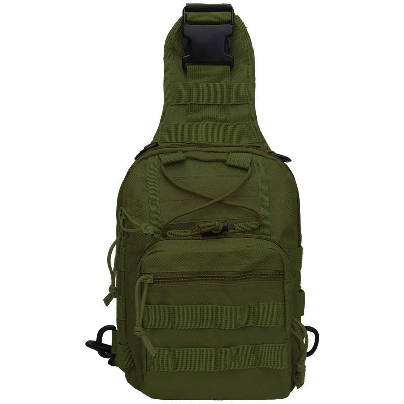 Bolsa Oxford para exteriores, bolsa táctica deportiva Molle para el pecho, bolso de hombro individual, camuflaje, caza, senderismo, escalada, bandolera - imagen 3