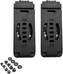 Paquete de 2 fundas con Clip para cuchillo, hebilla de cinturón táctico Kydex, utilidad Universal, Clip EDC, bolsas magnéticas para acampar, herramienta de funda