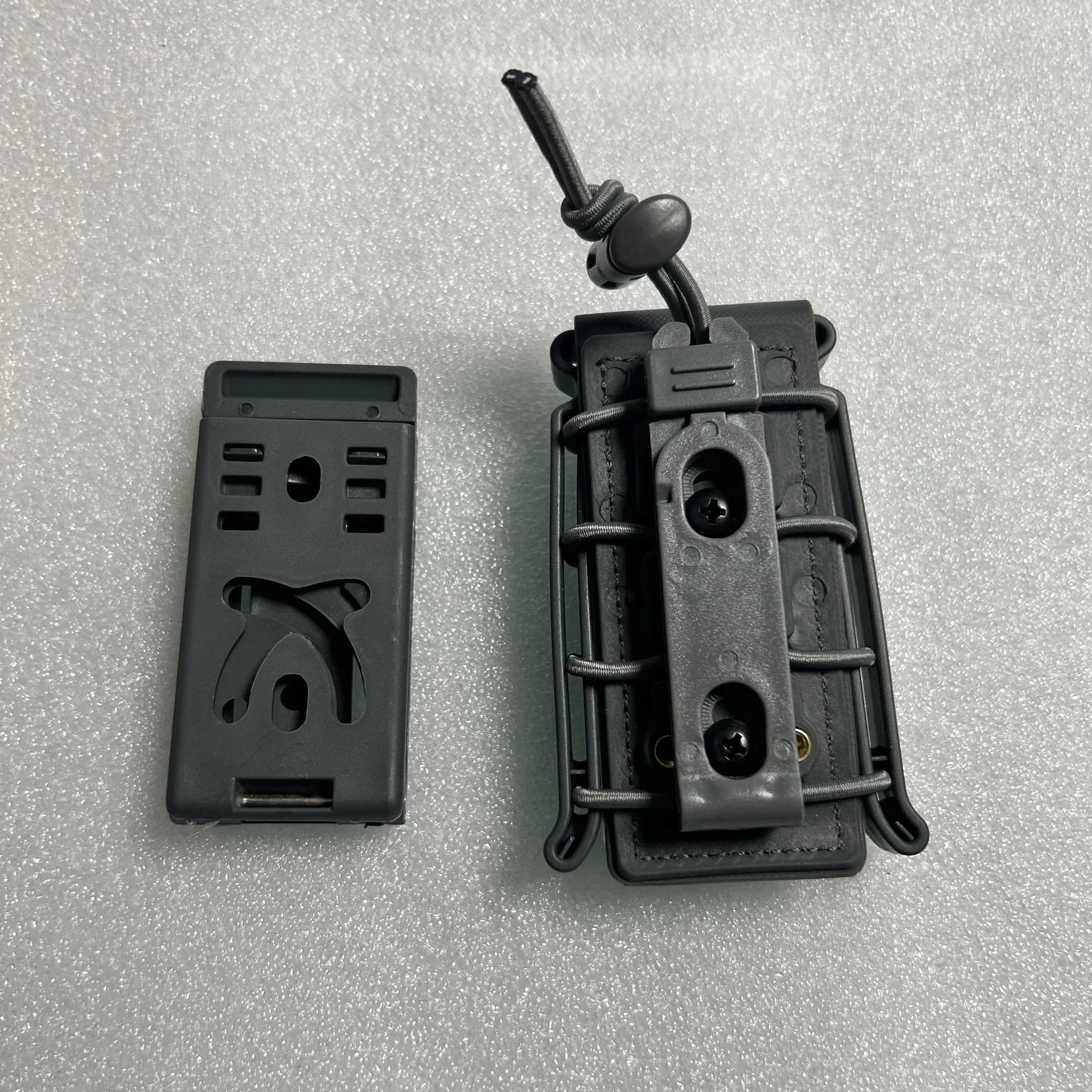 Bolsa para revistas de 9 mm con carcasa blanda estilo Scorplon gris (apto para 9 mm y 45 ACP) - imagen 3