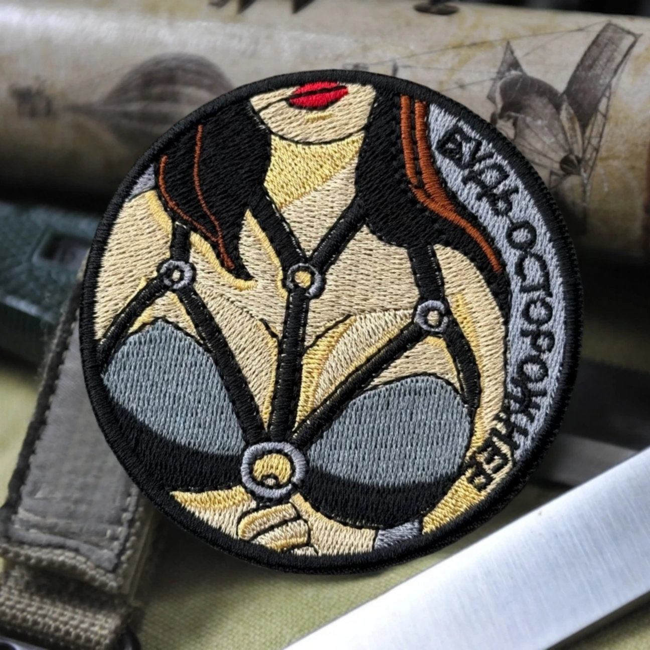 Chevron "Be Careful", parches de gancho y bucle bordados de belleza Sexy táctica para ropa, pegatina para mochila con apliques personalizados de moral - imagen 4