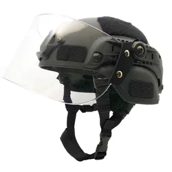 Casco MICH 2000 ACH Airsoft visera NVG riel lateral
